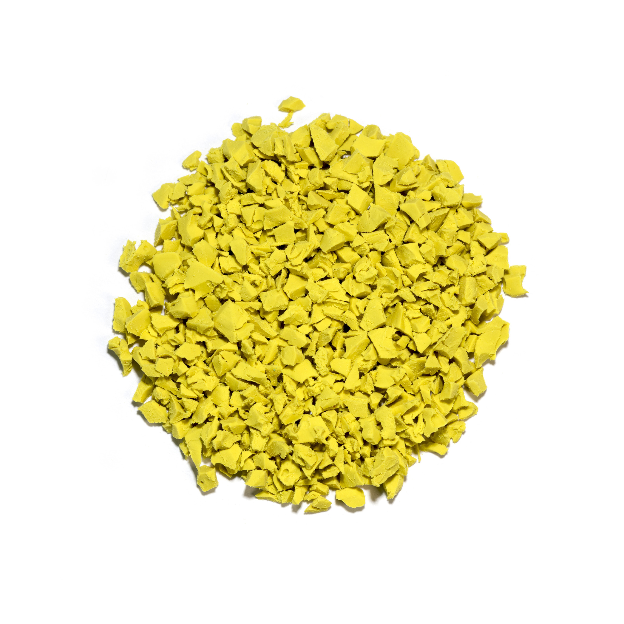 Rosehill TPV Granules - Bright Yellow RH41_OVERHEAD_FTZ_2470